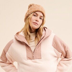 Free People Blush Teddy Jacket